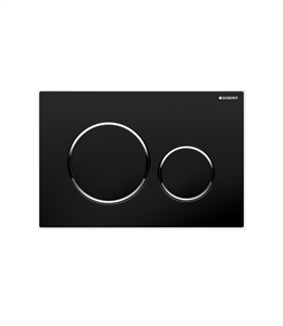 GEBERIT PLACCA SIGMA 20 NERO/CROMO