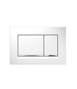 GEBERIT PLACCA SIGMA 30 BIANCA/CROMO/BIANCA