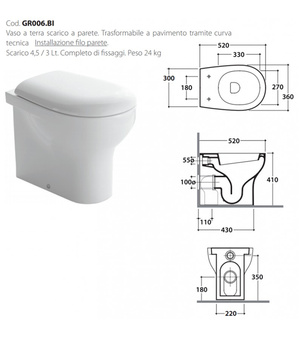 VASO GRACE FILO MURO